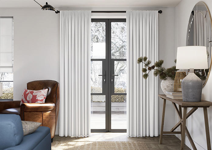 Atina (Blackout), Bright White - Made to Measure Curtains - Image 3
